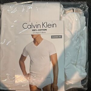 Calvin Klein White Undershirts Classic Comfort